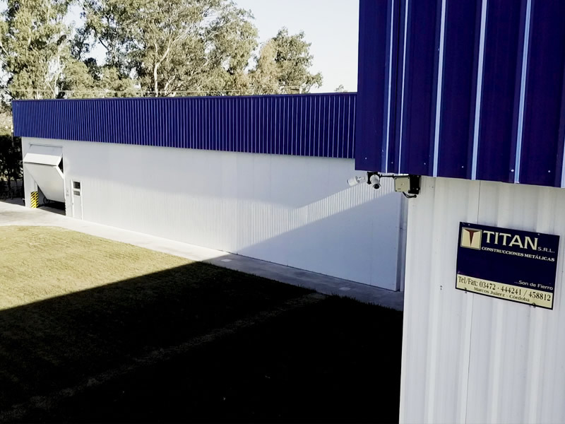 Titan, construcción de nave industrial para Indubol Titan, construcción de nave industrial para Indubol