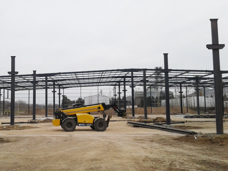 Titan, construcción de nave industrial para Indubol Leones Titan, construcción de nave industrial para Indubol Leones