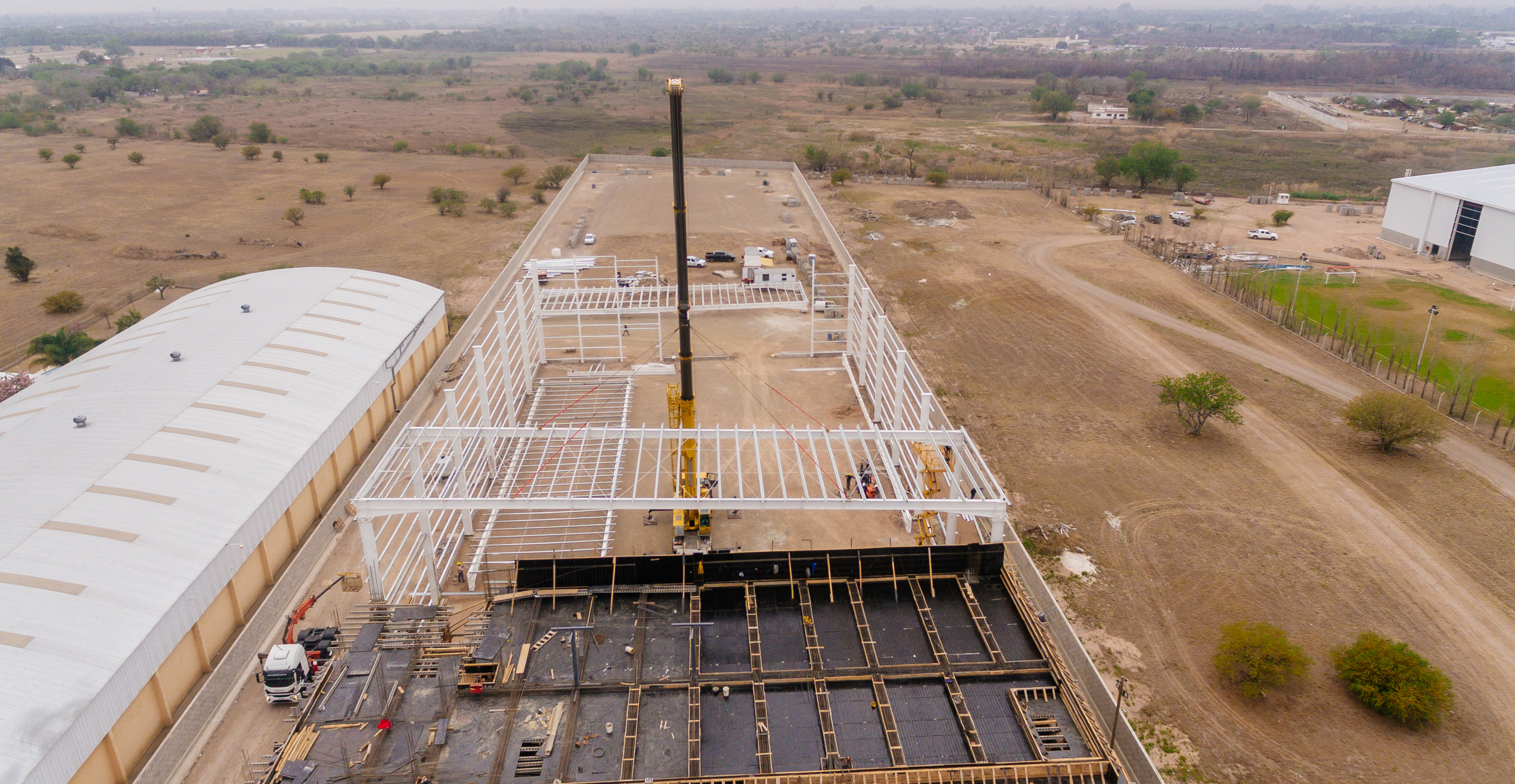 Titan, construcción de nave para distribuidora de productos de limpieza.